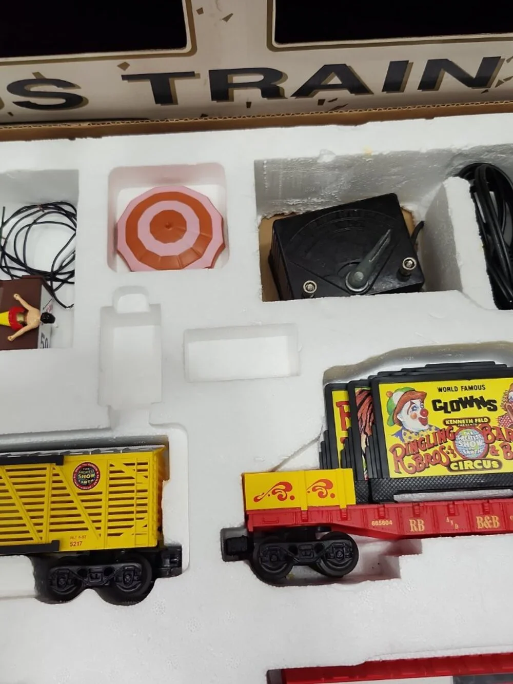 Vintage K-Line 1311 Ringling Bros. Barnum & Bailey Circus Train Set